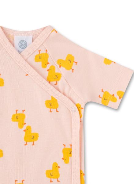 Wickelbody kurzarm rosa